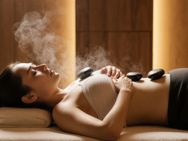 Výhody masáže lávovými kameny pro těhotné ženy