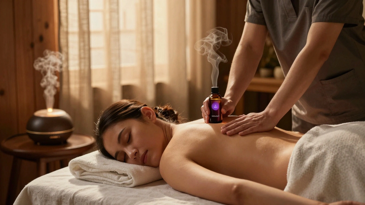 Aromaterapeutická masáž pro zlepšení kvality života: jak esenciální oleje pomáhají tělu i duši