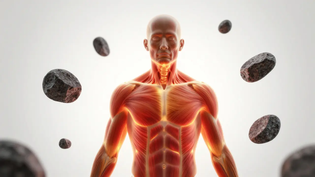 Konečný efekt masáže: teplo proniká do těla, uvolňuje napětí a přináší klid.