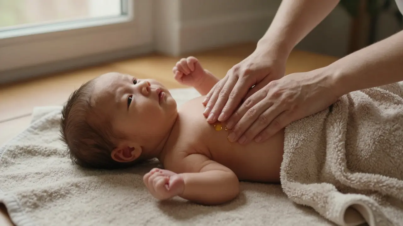 Co dělat, když novorozenci má bolavé bříško? Masáž a přirozené způsoby, které skutečně pomáhají