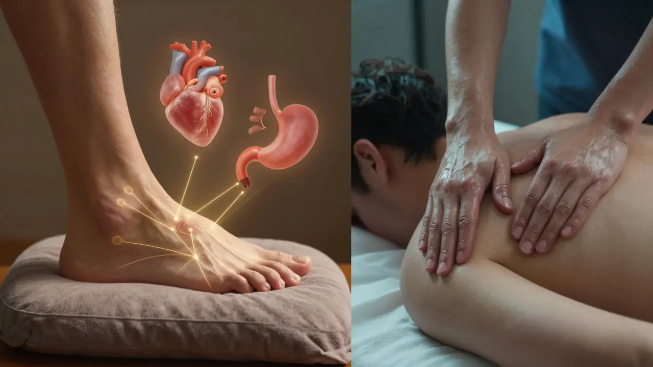 Reflexní masáž versus klasická masáž: Klíčové rozdíly, principy a účinky